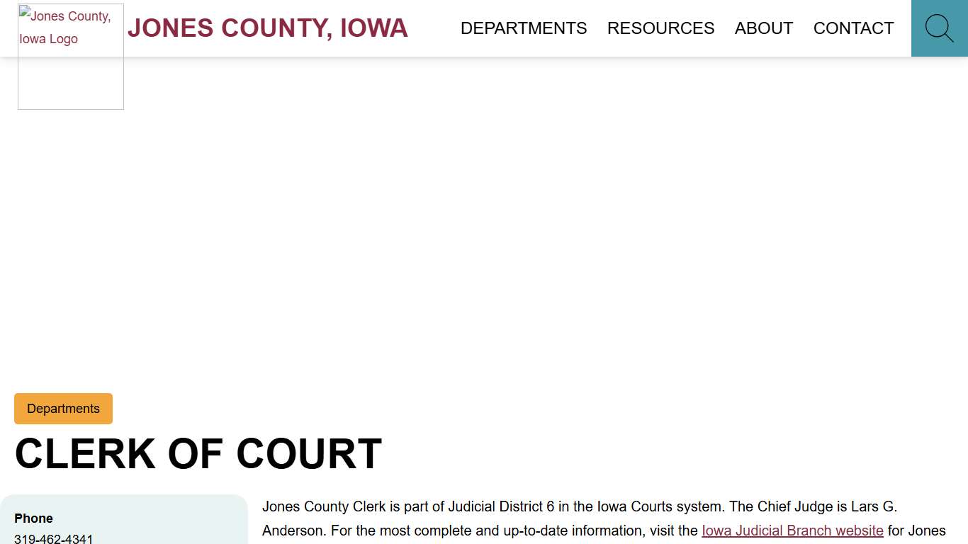 Clerk of Court - Jones County, Iowa